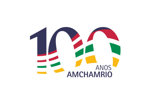 Logotipo para Amcham 100 anos